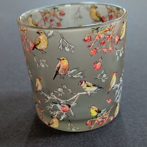 Charming Bird Motif Candle Holder